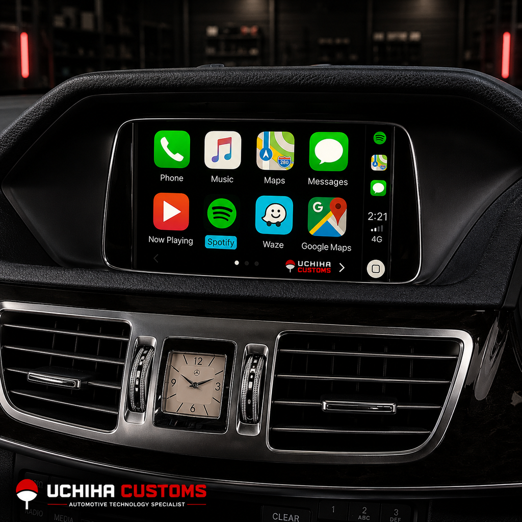 Mercedes E Class Apple CarPlay & Android Auto Retrofit – W212