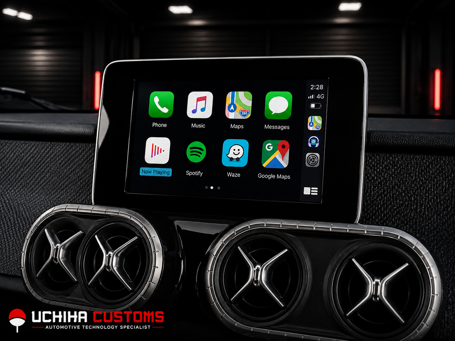 Mercedes X Class Apple CarPlay & Android Auto Retrofit – W470