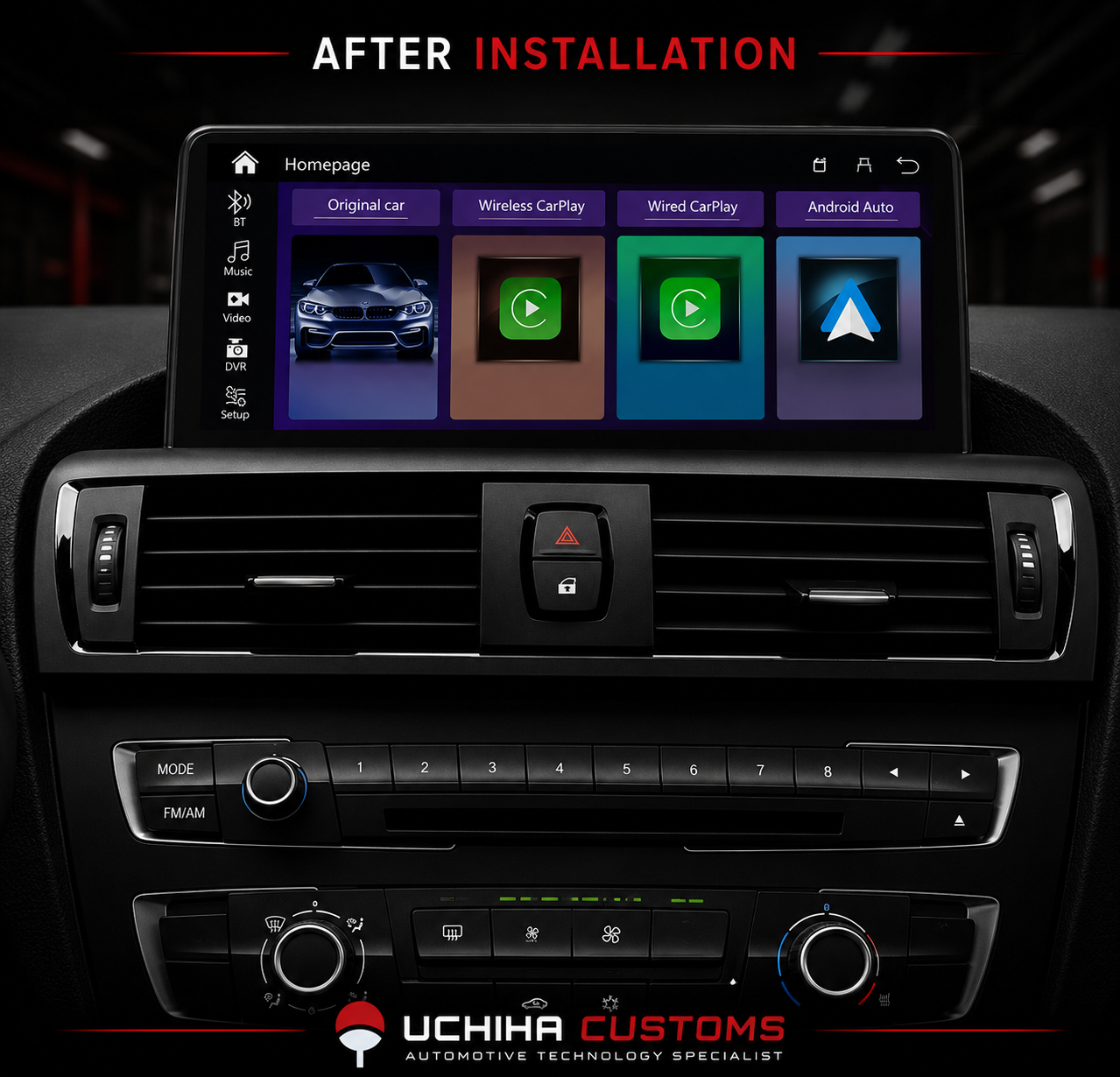 BMW 1 Series Apple CarPlay & Android Auto Linux Screen Upgrade – F20 F21