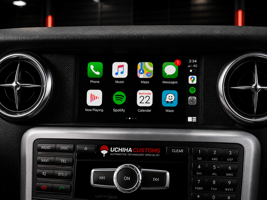 Mercedes SLK Class Apple CarPlay & Android Auto Retrofit – R172