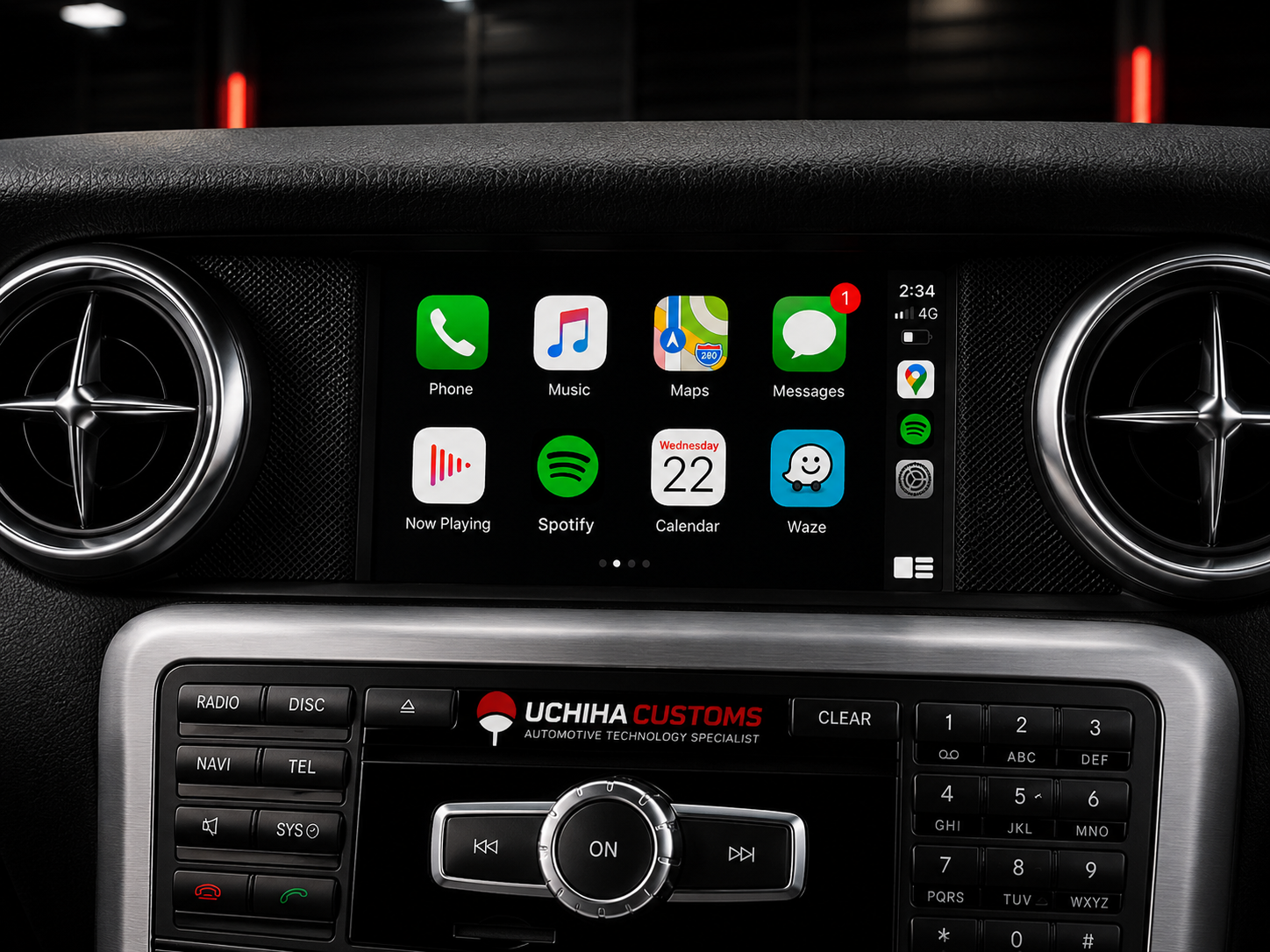 Mercedes SLS Class Apple CarPlay & Android Auto Retrofit – C197 R197