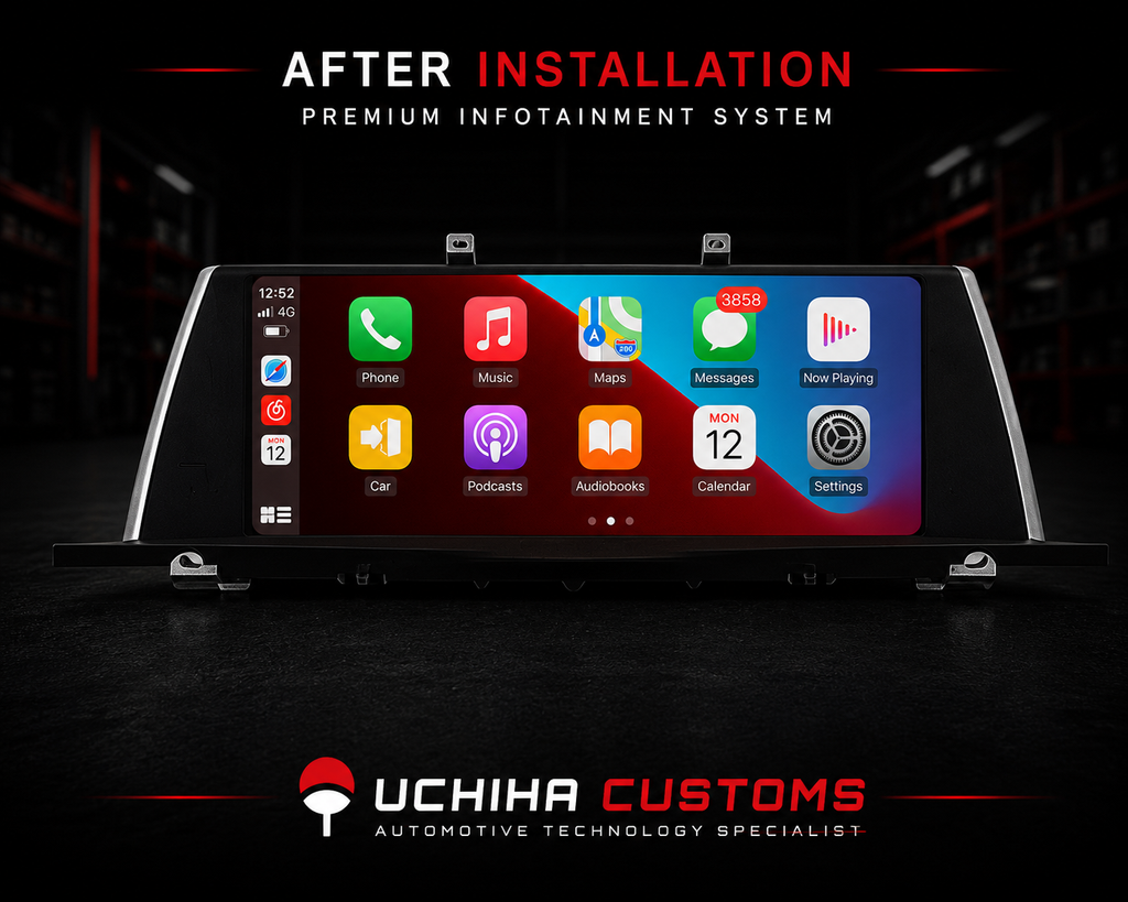 BMW 5 Series Apple CarPlay & Android Auto Linux Screen Upgrade – F07