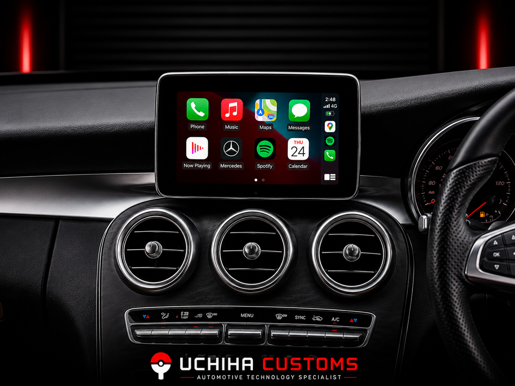 Mercedes C Class Apple CarPlay & Android Auto Retrofit – W205