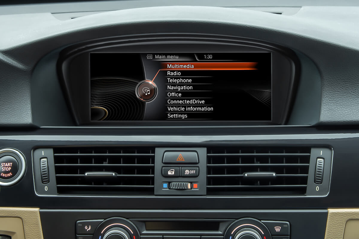 BMW 3 Series Apple CarPlay & Android Auto Linux Screen Upgrade – E90 E91 E92 E83