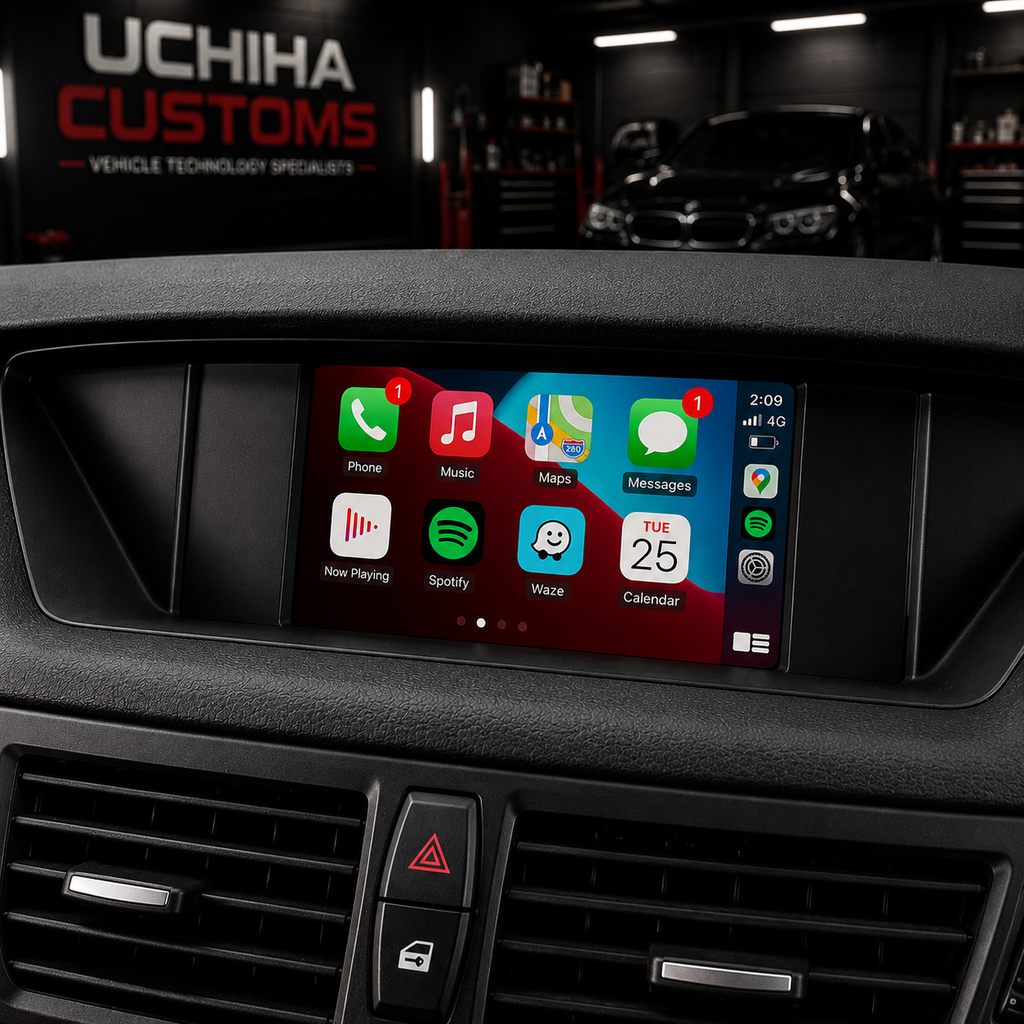 BMW X1 Apple CarPlay & Android Auto Retrofit – E84
