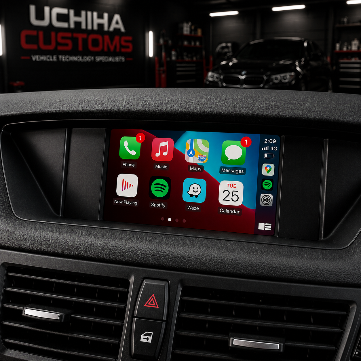 BMW X1 Apple CarPlay & Android Auto Retrofit – E84