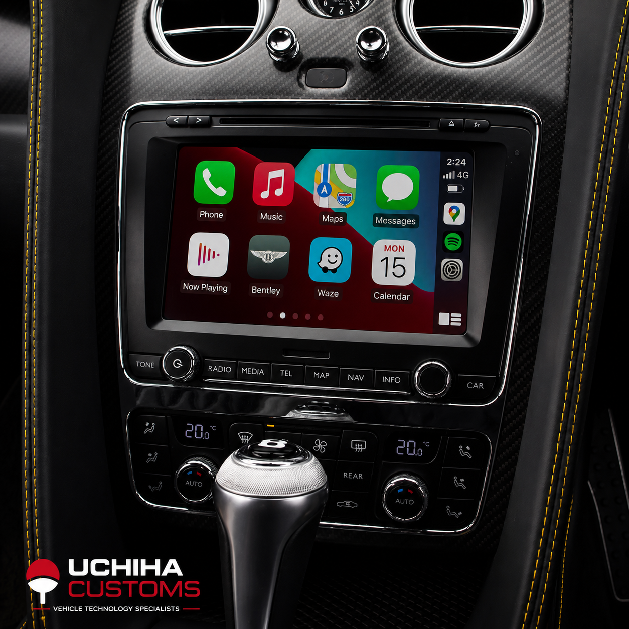 Bentley Continental GT CarPlay & Android Auto Retrofit – 2011 to 2018