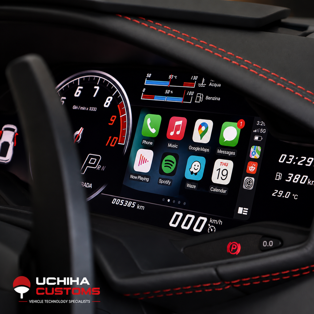 Lamborghini Huracan with Apple Carplay 