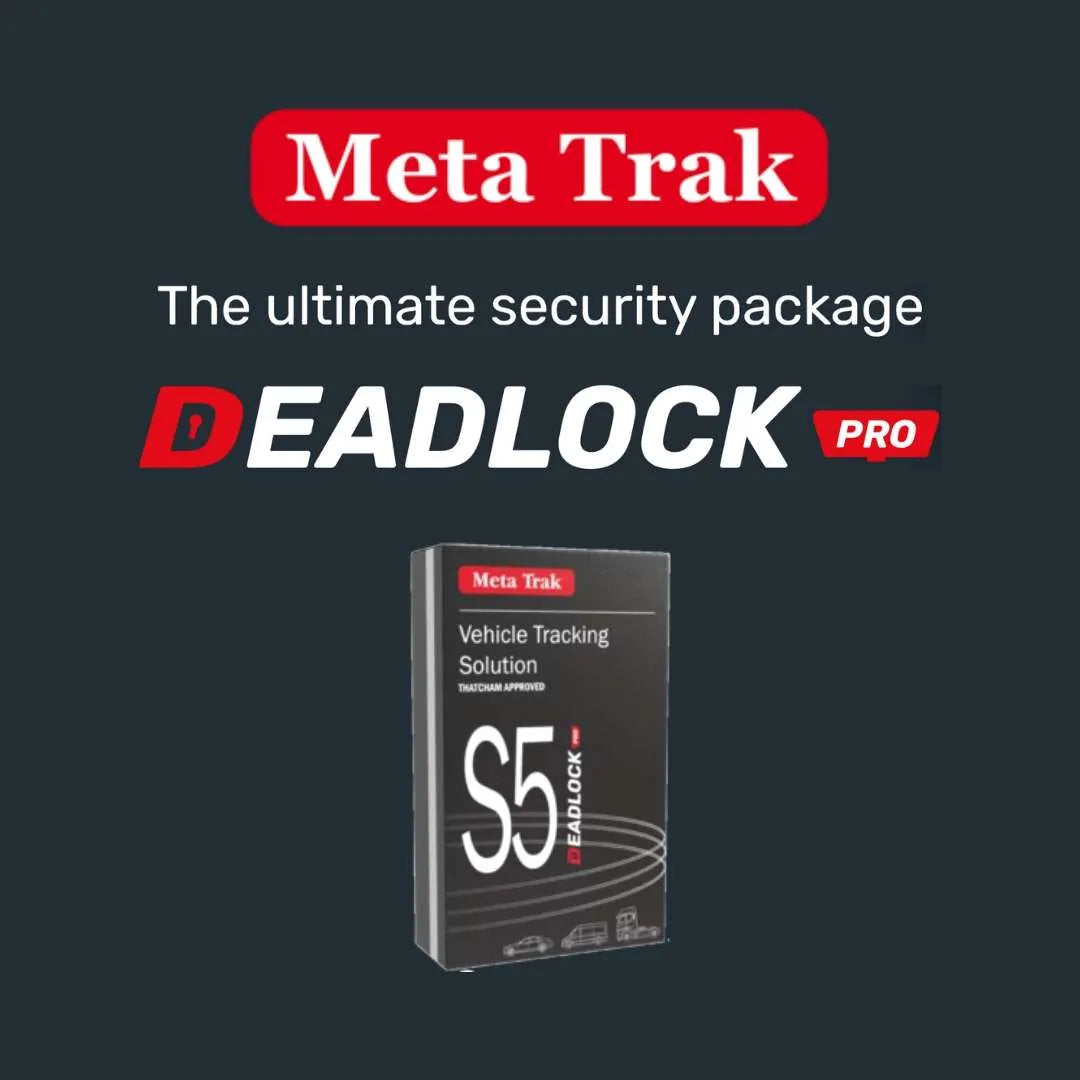 Meta Track S5 VTS GPS Tracker + Deadlock Pro - Thatcham S5 Insurance Approved
