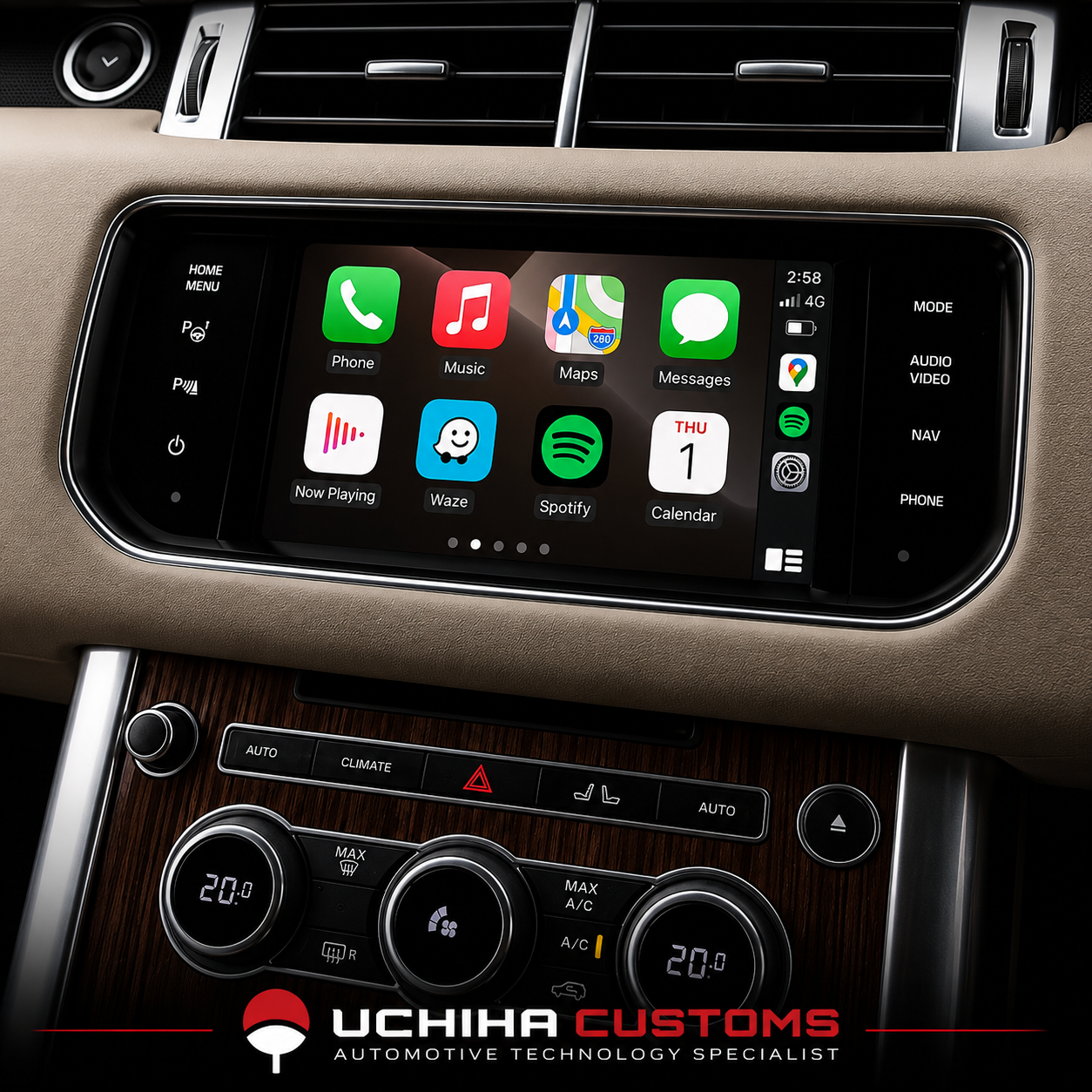 Range Rover Sport CarPlay & Android Auto Retrofit – 2011 to 2018