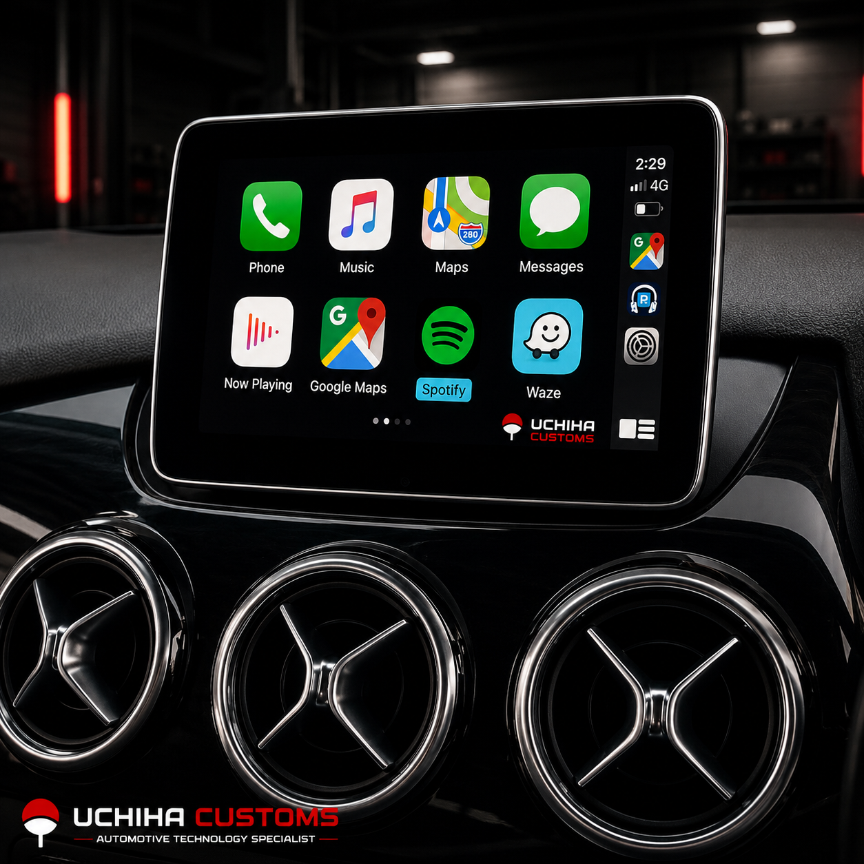 Mercedes B Class Apple CarPlay & Android Auto Retrofit – W242 W246