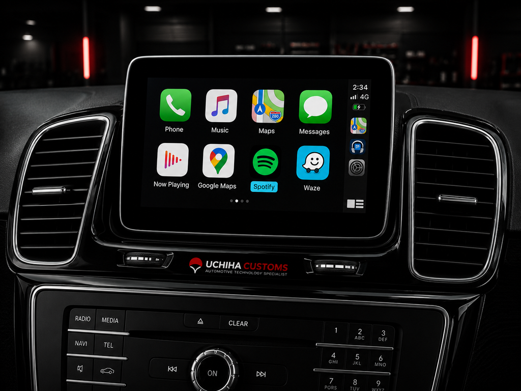 Mercedes GLE Class Apple CarPlay & Android Auto Retrofit – W166