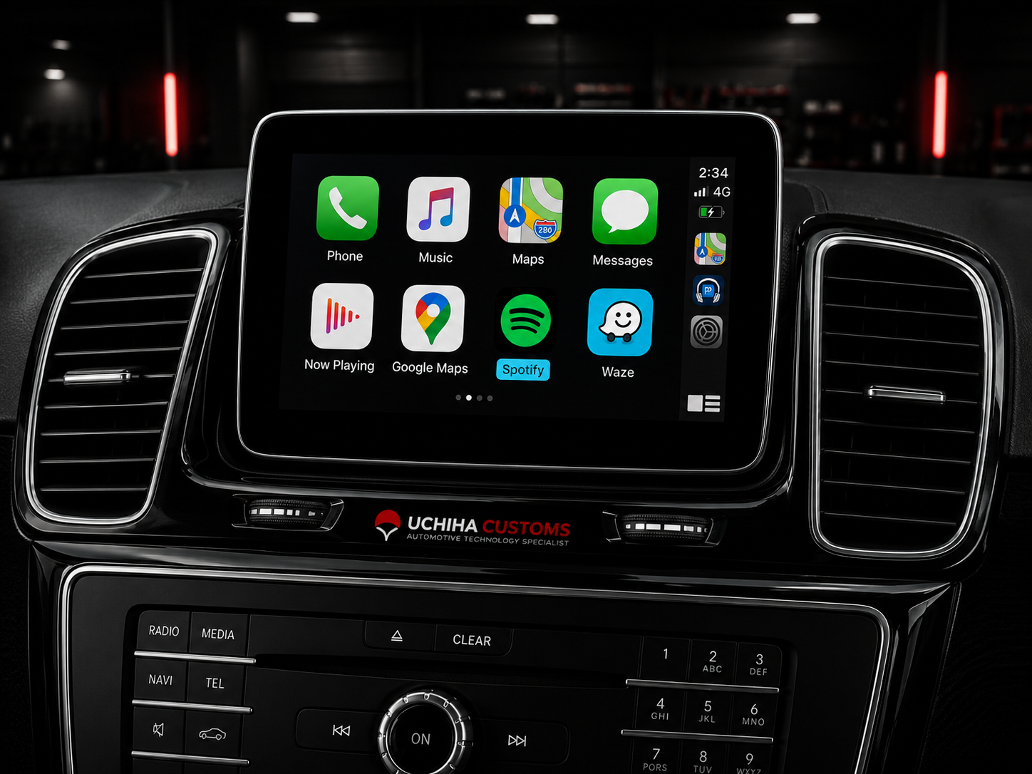 Mercedes GLE Class Apple CarPlay & Android Auto Retrofit – W166