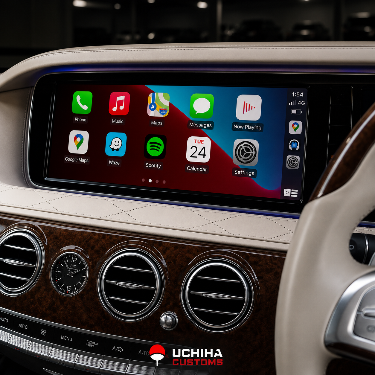 Mercedes S Class Apple CarPlay & Android Auto Retrofit – A217 C217