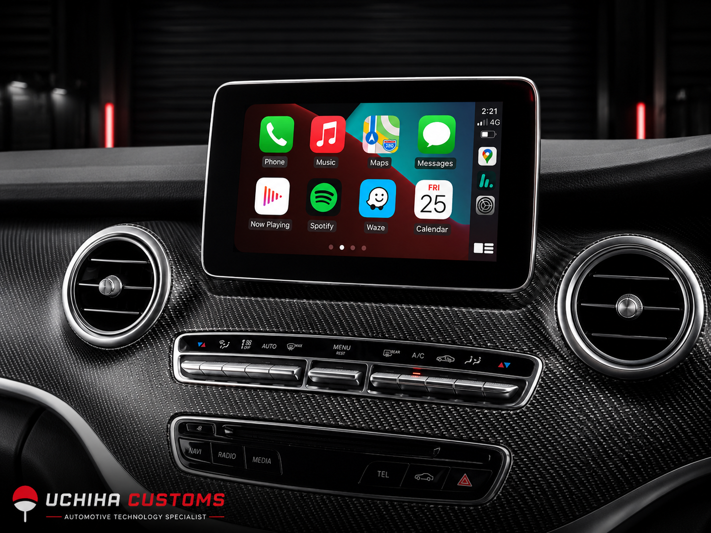 Mercedes V Class Apple CarPlay & Android Auto Retrofit – W447